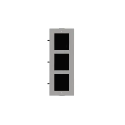 Base Empotrable 3 Módulos Hikvision para Videoporteros