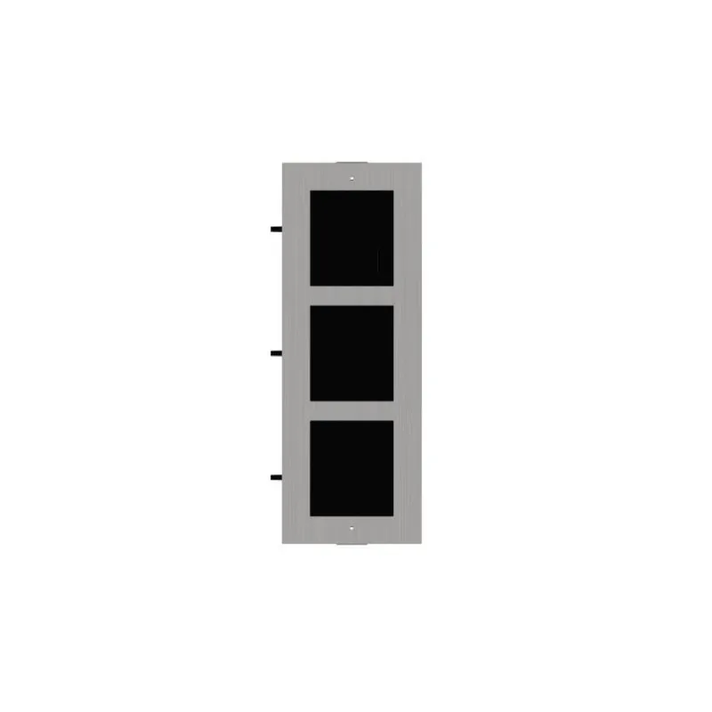 Base Empotrable 3 Módulos Hikvision para Videoporteros