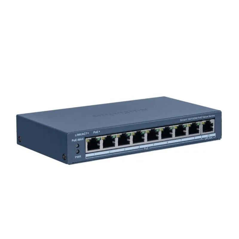 Switch Poe 8 Puertos Hikvision