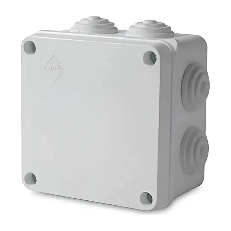 Caja de paso pvc lisa 100X100X70 mm