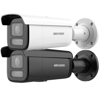 Camara IP tubo ext luz hibrida 4MP l motorizado 28-12MM con entrada de audio