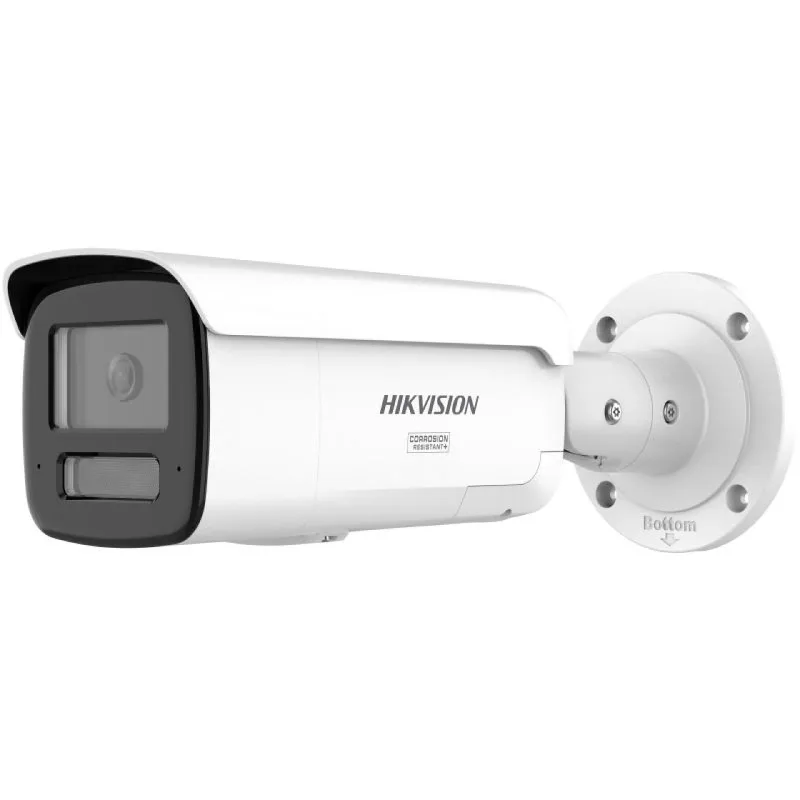 Camara IP tubo luz hibrida colorvu 3.0 4MP l 28MM 60MTS con audio bidireccional y alarma activa