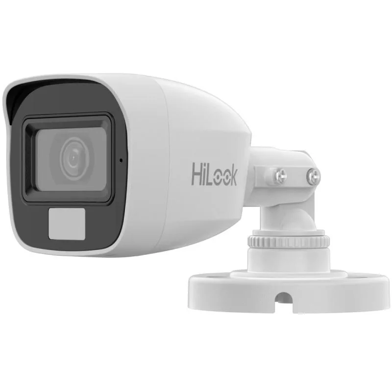 Cámara minibala fija con audio y luz dual de 2 MP