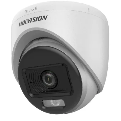 Domo sellado plastico HD-TVI 1080P IR 10-20M con audio y luz hibrida color vu