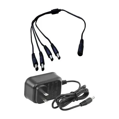 Fuente para camara 110VAC/12VDC 1 amp