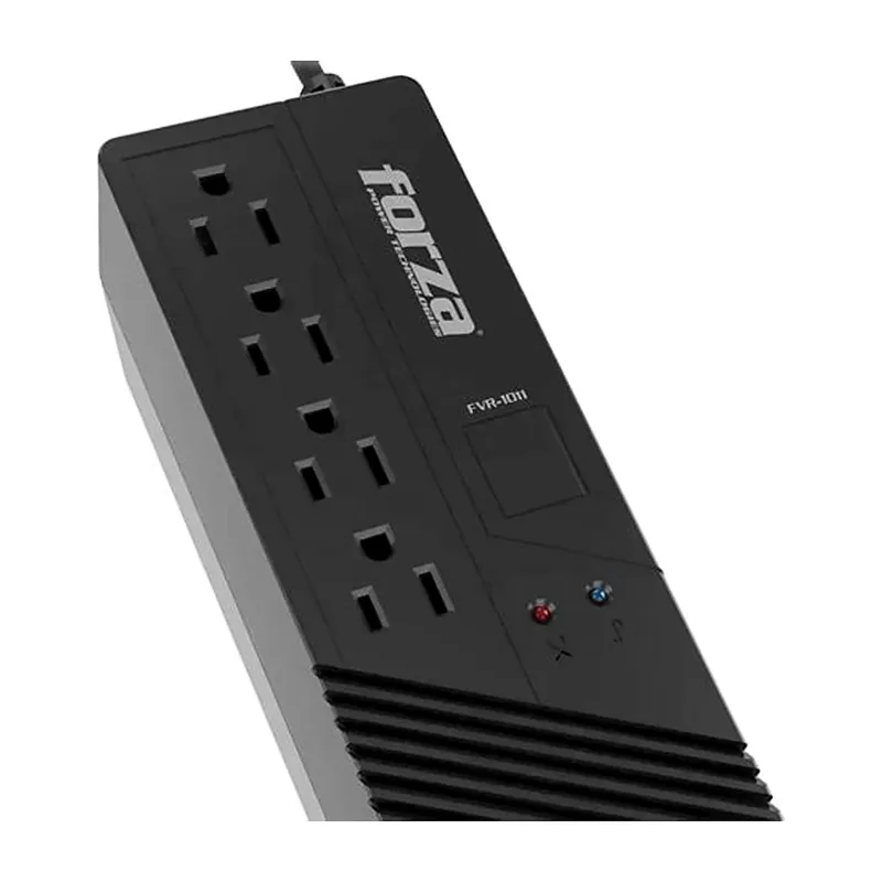 Regulador de voltaje forza 4 tomas 1000VA/500W
