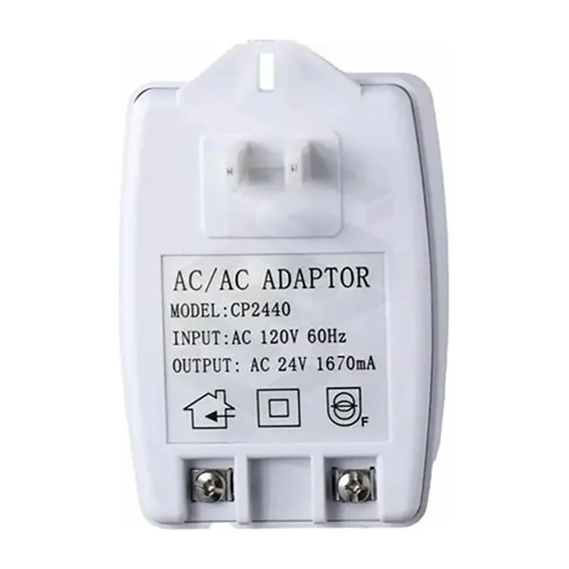 Transformador para cámara 24VAC, 1660mA, 40w