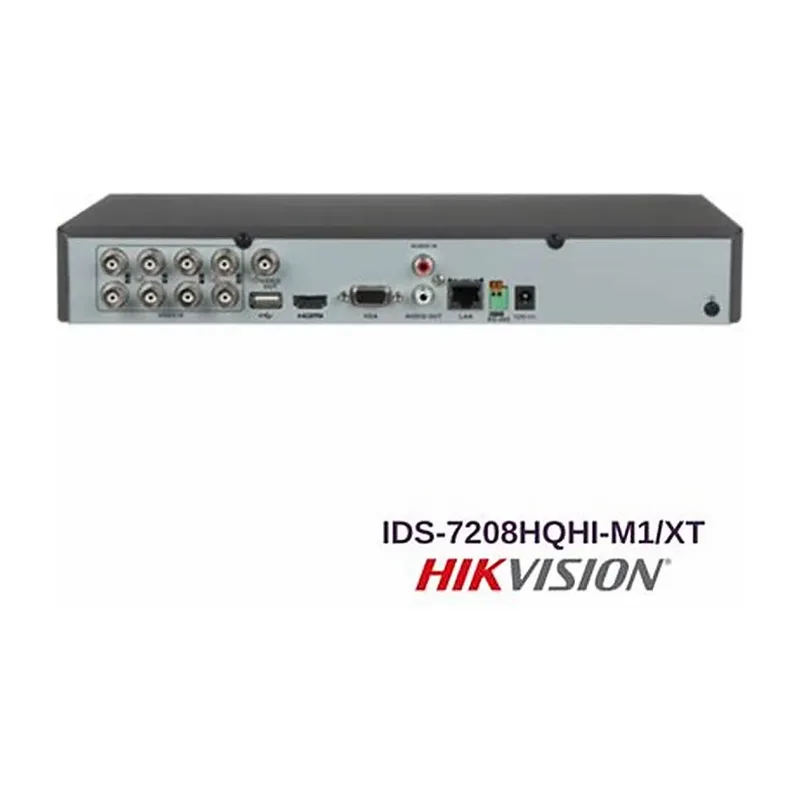Grabador digital 8CH HD-TVI acusense 1HDD 1080P audio