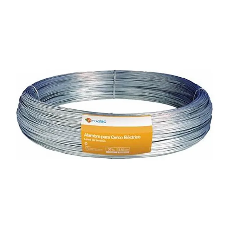 Alambre acerado para cerca electrica 2,4MM x 25KG