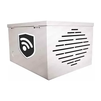Caja de sirena metalica marfil
