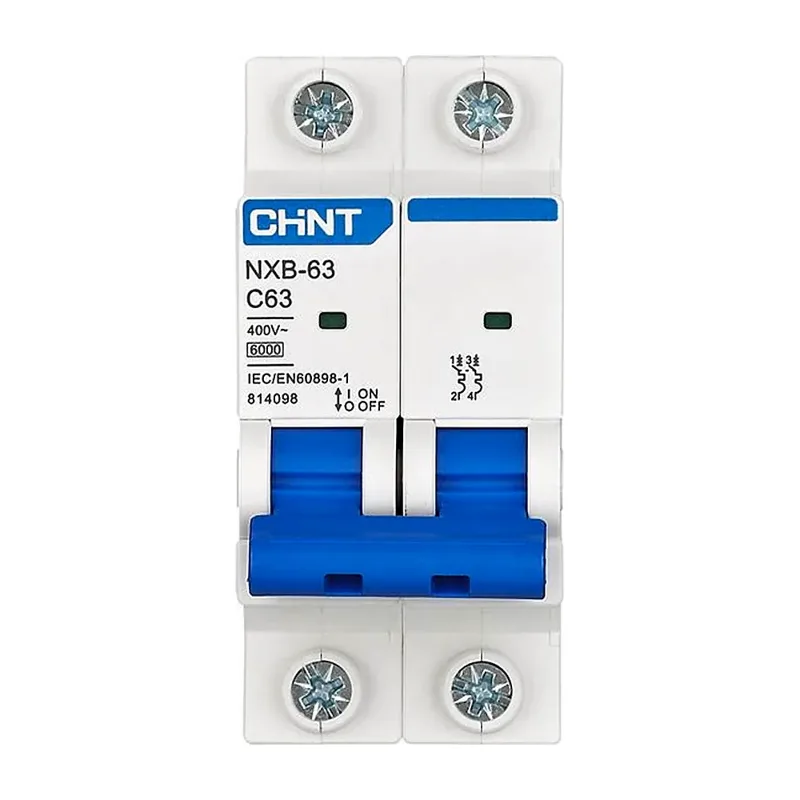 Breaker 2 polos 10AMP para barrera vehicular hikvision