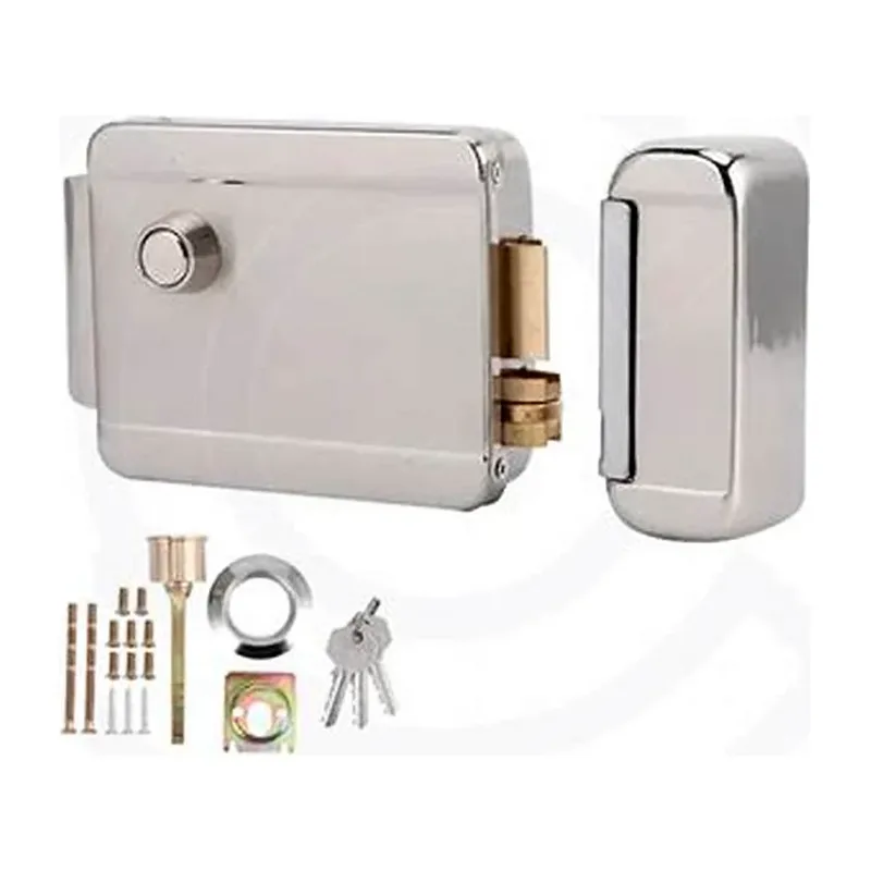 Chapa electrica 12VDC con boton