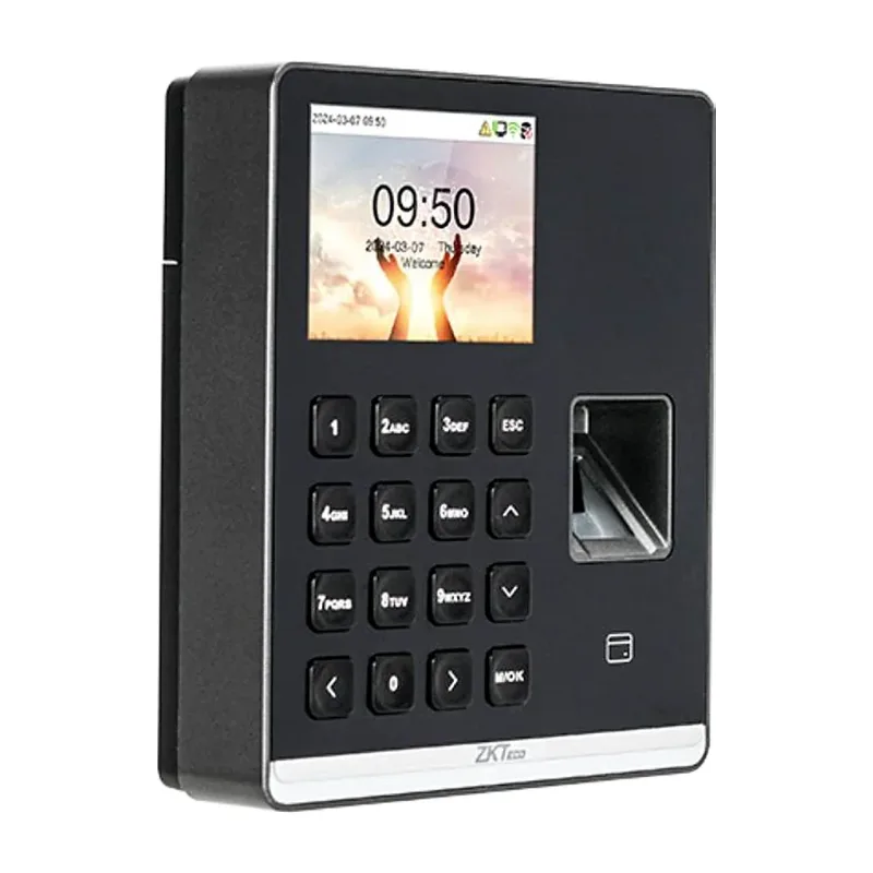 Terminal biometrico tiempo y asistencia, huella y proximidad black