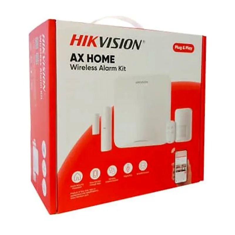 Kit central de alarma inalambrica 16 zonas WiFi + 4G linea axhome