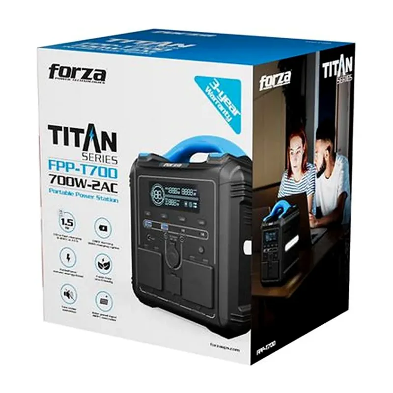 Estacion de carga portatil de bateria lmfp de 700W