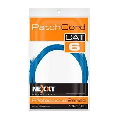 Cable patch cord CAT6 7 pies azul