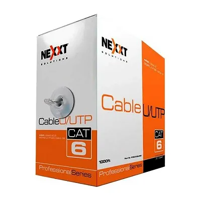 Cable UTP cat 6E interior 100 mts