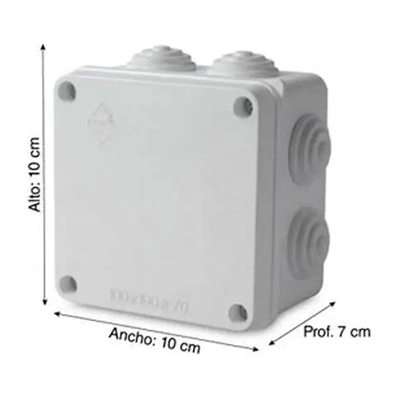 Caja de paso 100 x 100 x 70 blanca