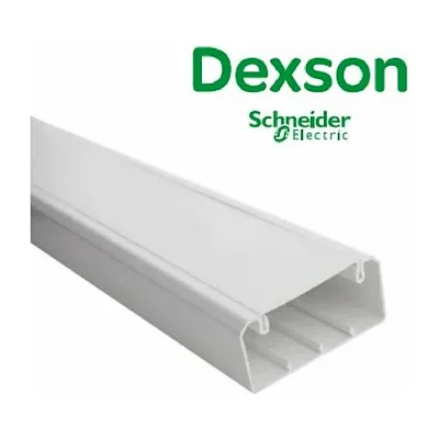 Canaleta 100 x 45 lisa blanca