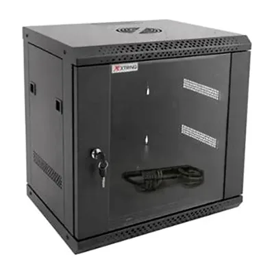 Gabinete 12UR de pared puerta de vidrio