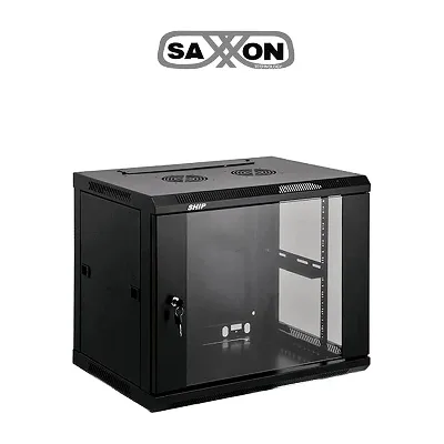 Gabinete 9UR de pared puerta de vidrio