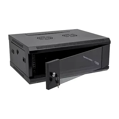 Gabinete compacto 4UR xtring desarmado puerta de vidrio 540X400X280MM