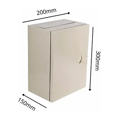 Gabinete metalica servicio liviano 300 x 200 x 150MM IP42