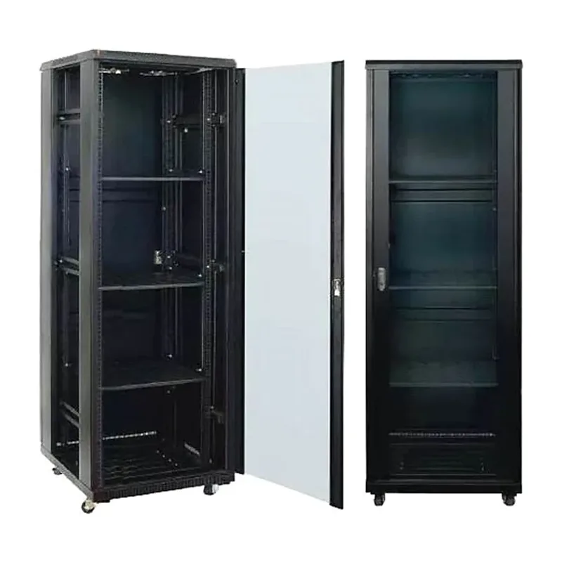 Rack cerrado de piso 42UR negro 600X1000MM