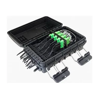 Caja de terminación FTTH IP65 16 puertos 16 adaptadores sc/apc y 1PC. repartidor plc 1X16 sc/apc G65