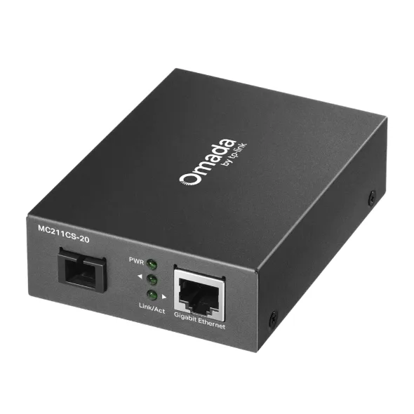 Convertidor de fibra TP-LINK single modo sc 10/100/1000MBPS wdm
