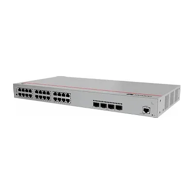 Switch 24P gb PoE+ + 4 puertos SFP 10G administrable L3 400W - huawei