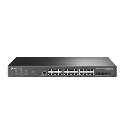 Switch tplink jetstream 24 puertos gigabit + 4 SFP+ 10GBPS capa 2 administrable