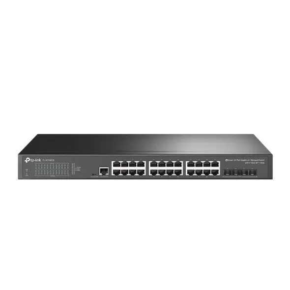 Switch tplink jetstream 24 puertos gigabit + 4 SFP+ 10GBPS capa 2 administrable