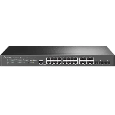 Switch tplink jetstream 24 puertos gigabit 16 PoE+ + 8 PoE++ + 4 SFP+ 10GBPS capa 2 adm. 380W