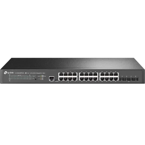Switch tplink jetstream 24 puertos gigabit 16 PoE+ + 8 PoE++ + 4 SFP+ 10GBPS capa 2 adm. 380W