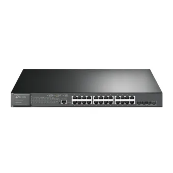 Switch tplink jetstream 24 puertos gigabit PoE+ + 4 SFP+ 10GBPS capa 2 administrable 380W