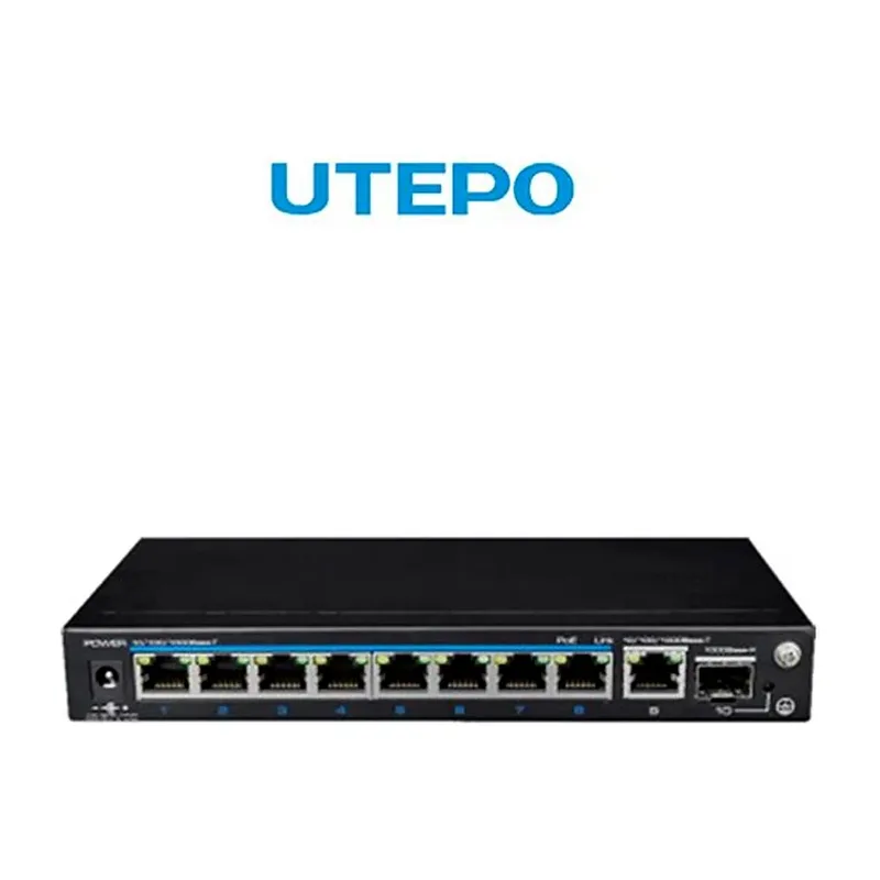 Switch POE 8 PUERTOS POE 10/100/1000 MBPS + 1 10/100/1000 Mbps + 1 SFP 120W