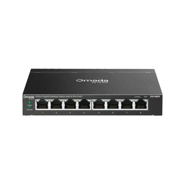 Switch 8 puertos PoE+ gigabit NO-ADMINISTRABLE