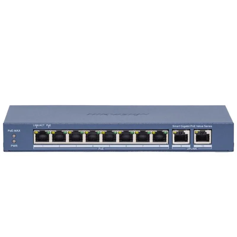 Switch Gigabit PoE+ 8 Puertos con Gestión Nube